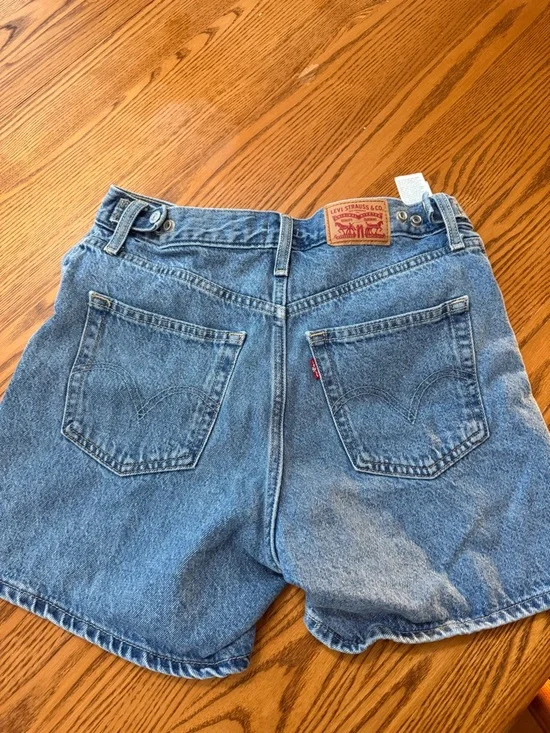 Cinch Light Blue High-Rise Denim Shorts - Picture 5 of 5